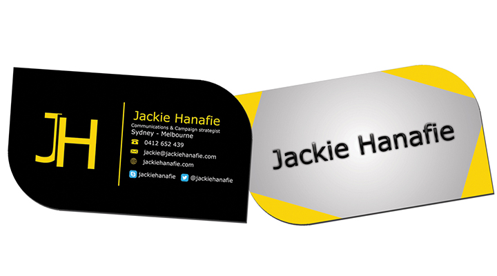 leaf business card design example